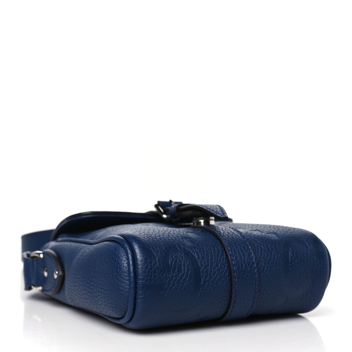 Gucci Piuma Calfskin Jumbo GG Embossed Small Messenger Bag Royale 4 of 11