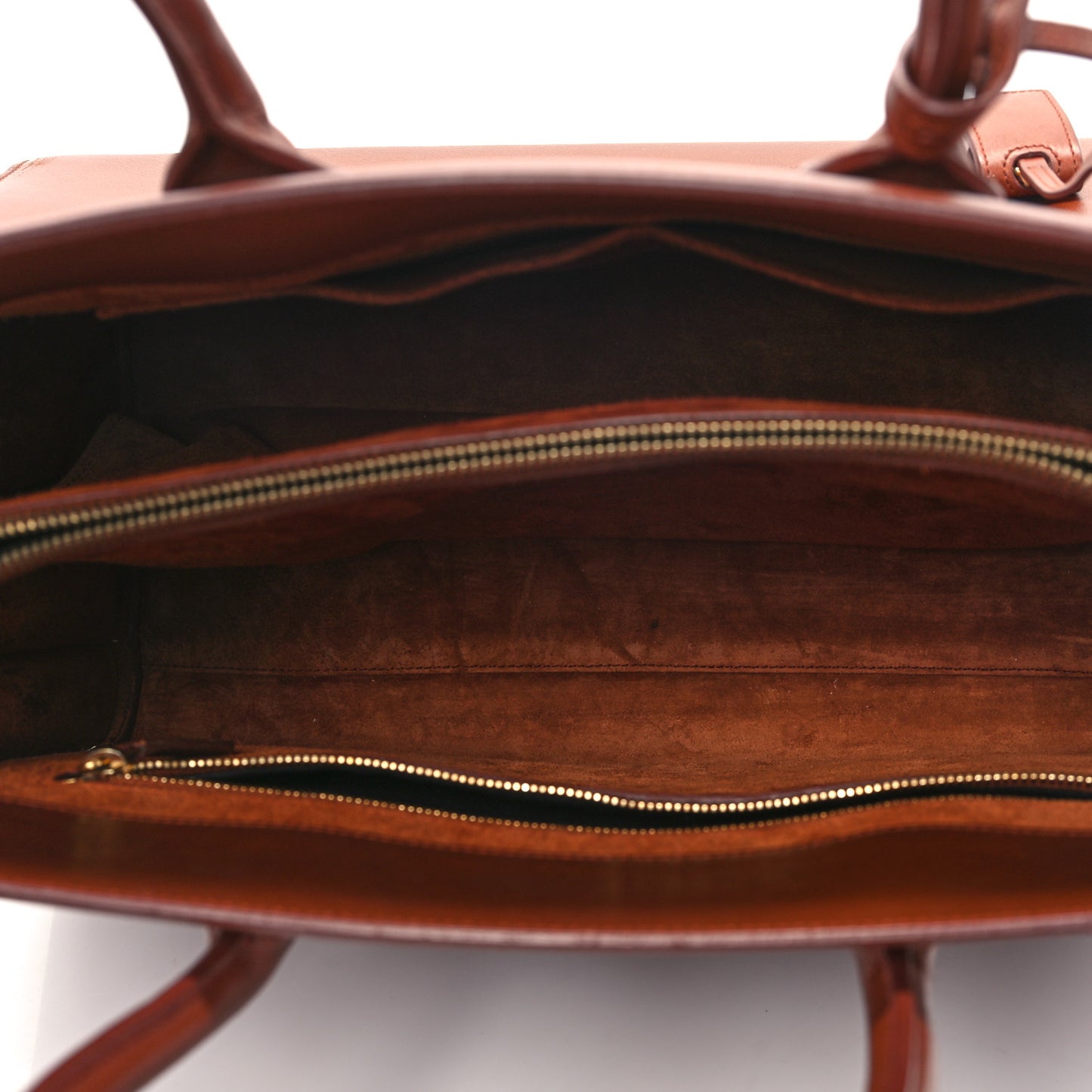 Calfskin Large Sac De Jour Carryall Cognac