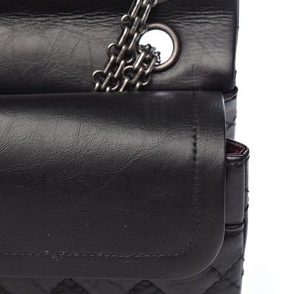 Chanel Aged Calfskin Quilted 2.55 Reissue 225 Flap Black 12 of 15
