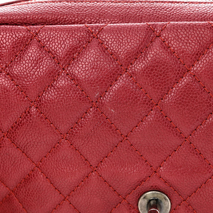 Chanel Caviar Quilted Jumbo Easy Flap Red 11 of 12