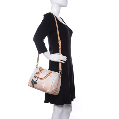 Louis Vuitton Monogram Giant By The Pool Speedy Bandouliere 25 Brume 2 of 10