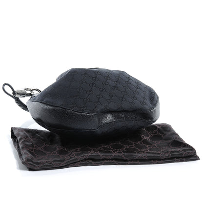 Gucci Monogram Drawstring Hobo Black 4 of 7