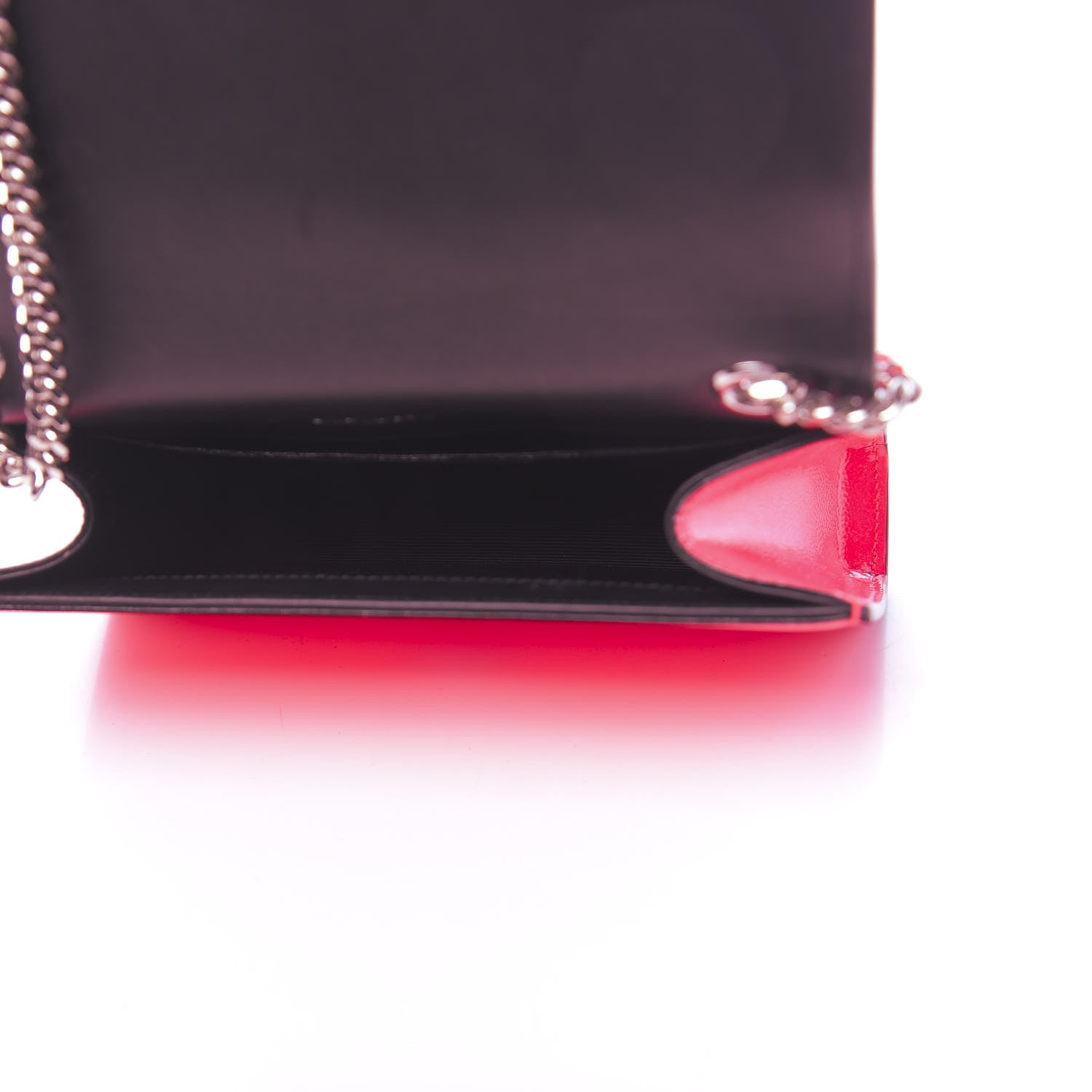 Saint Laurent Patent Grain de Poudre Small Monogram Kate Satchel Neon Pink 5 of 10