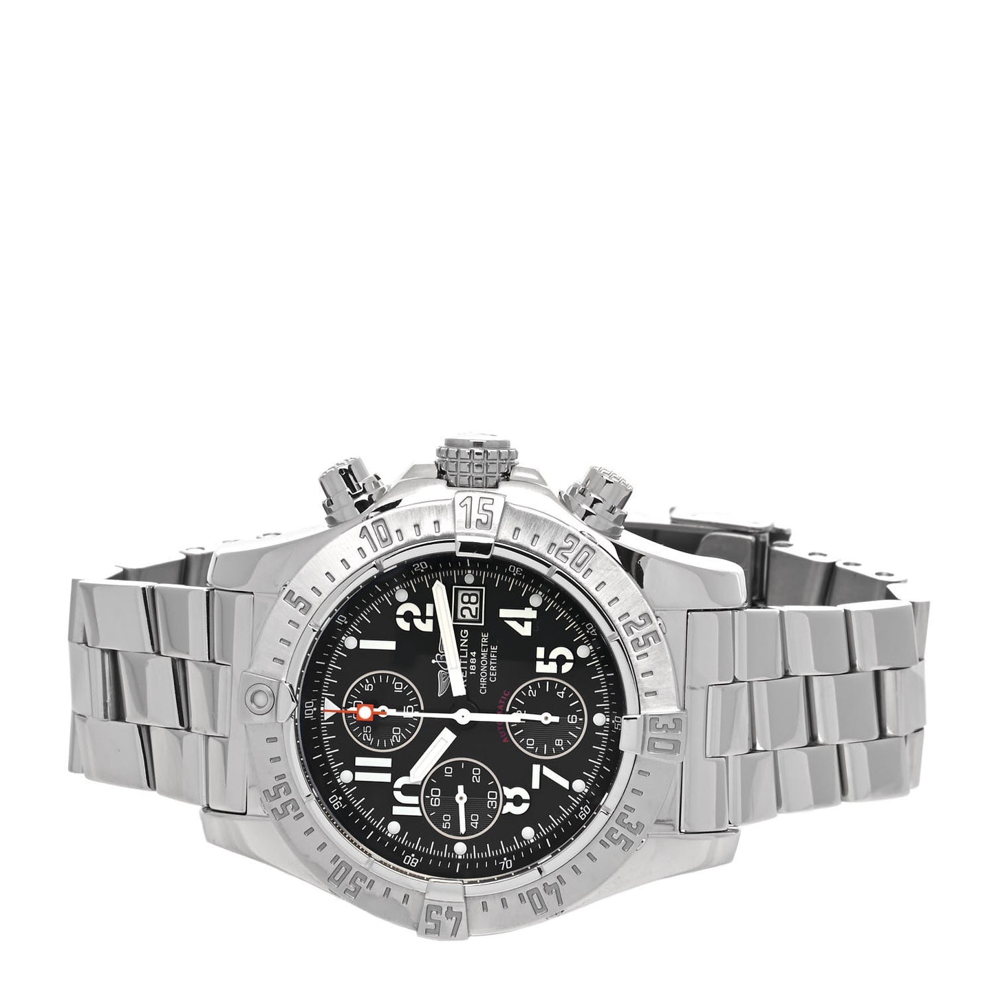 Stainless Steel 45mm Avenger Skyland Automatic Watch Black A13380