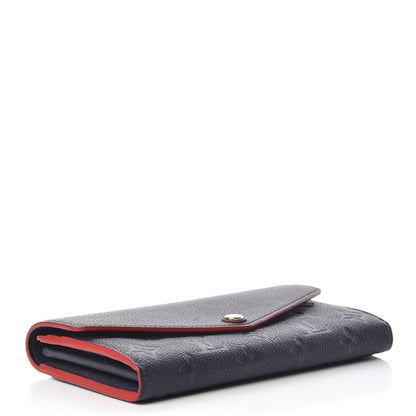 Louis Vuitton Empreinte Sarah Wallet NM Marine Rouge 4 of 11