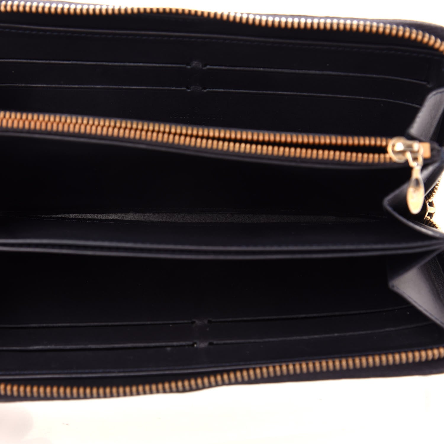Louis Vuitton Vernis Zippy Wallet Blue Infini 5 of 7