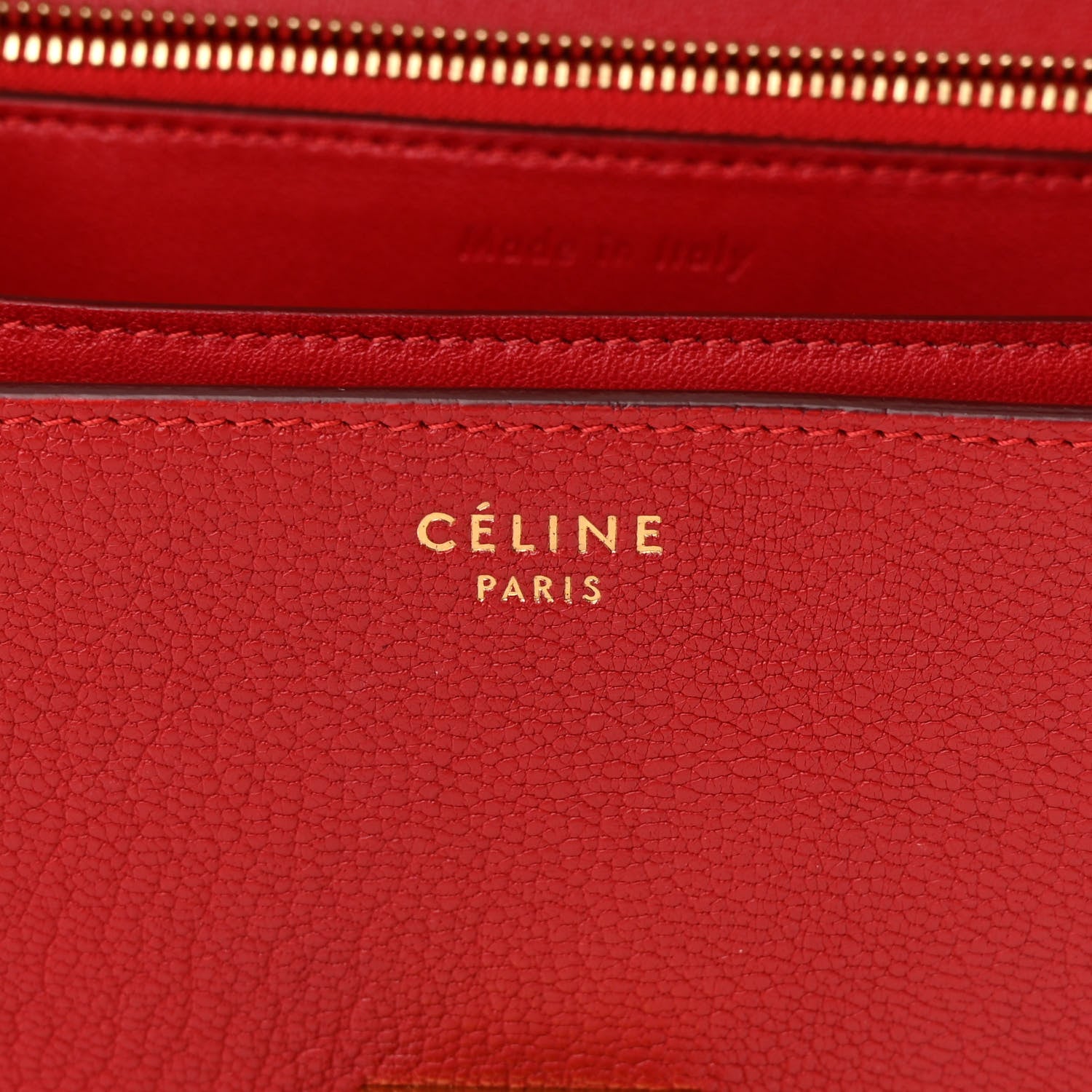 Celine Goatskin Medium Classic Box Flap Bag Dark Pink 6 of 15
