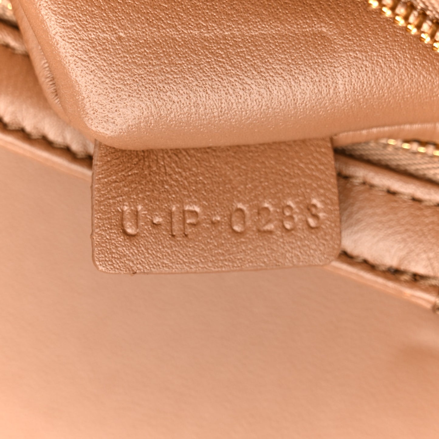 Shiny Calfskin Medium Triomphe Bronze