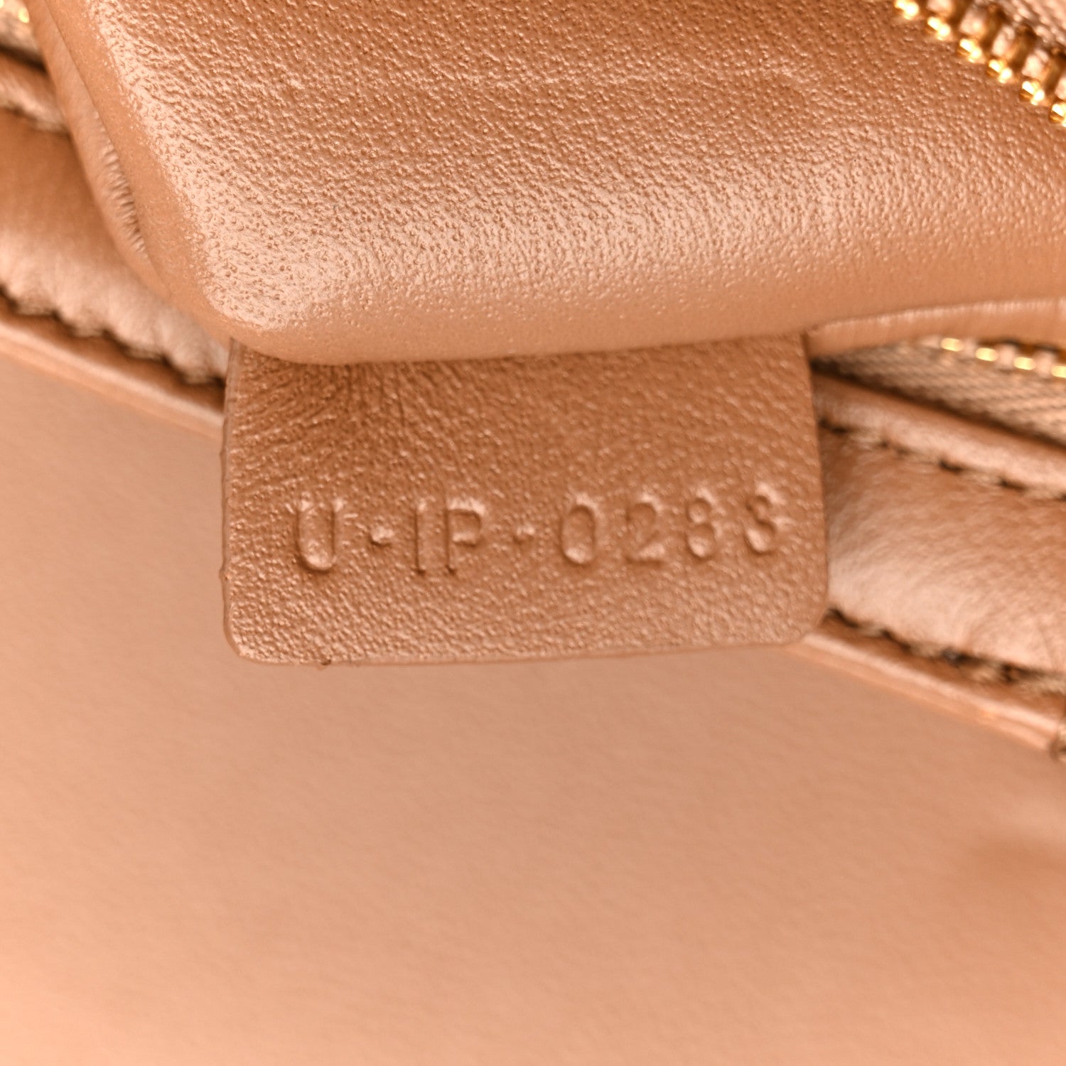 Celine Shiny Calfskin Medium Triomphe Bronze 8 of 16
