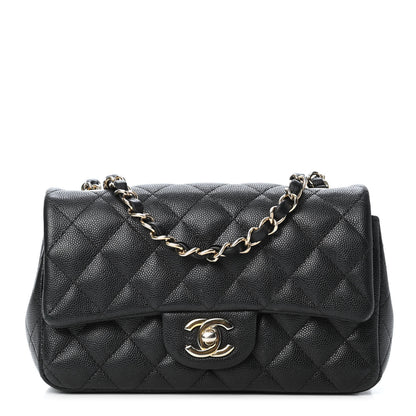Chanel Caviar Quilted Mini Rectangular Flap Black 1 of 5