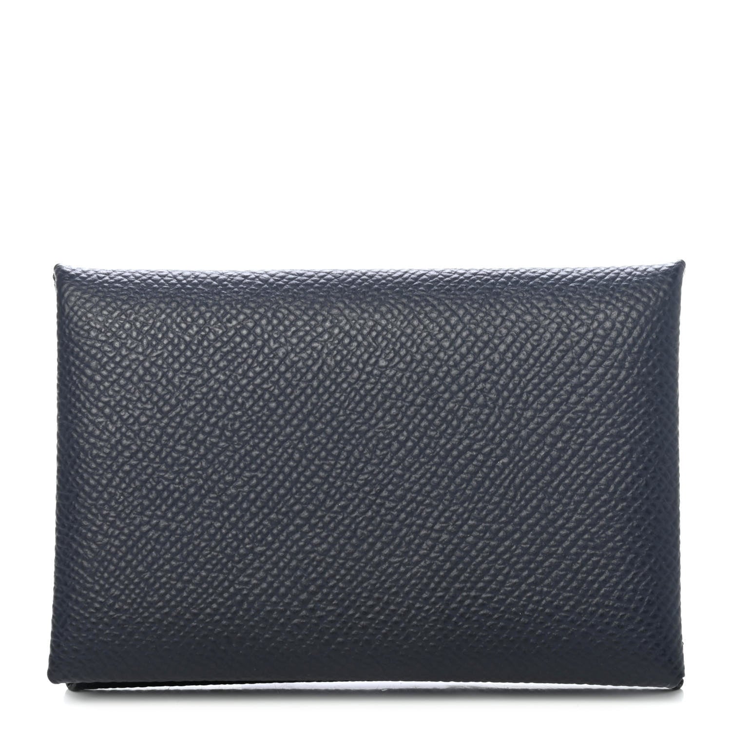 Hermes Epsom Verso Calvi Card Case Bleu Indigo Vert Amande 1 of 4