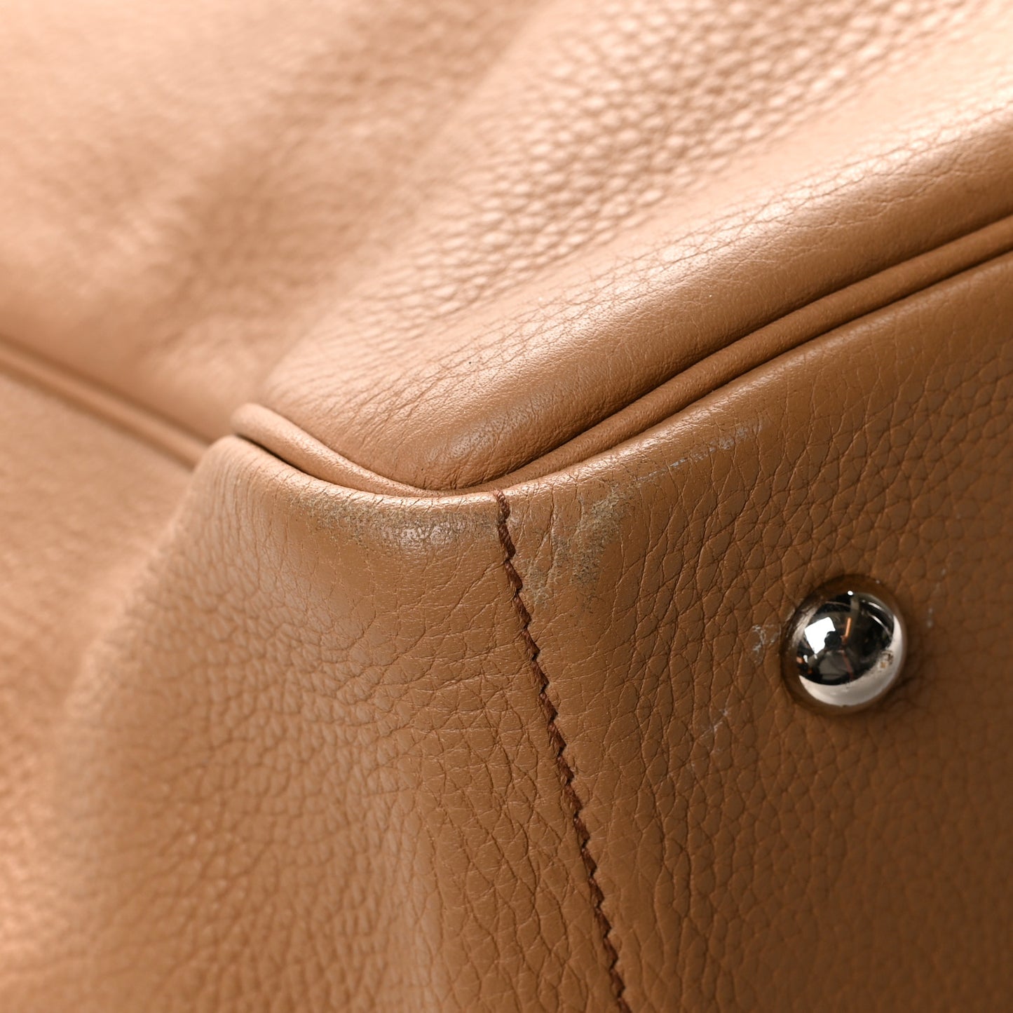 Taurillon Clemence Victoria II Cabas 35 Tabac Camel