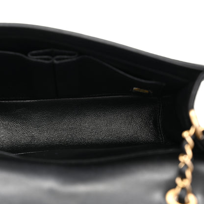 Chanel Lambskin Reversed Chevron Quilted Flap Black 5 of 10