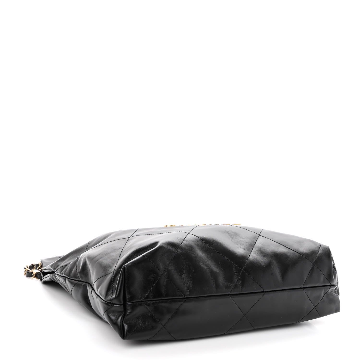 Chanel Shiny Calfskin Quilted Small Chanel 22 Black 5 of 11