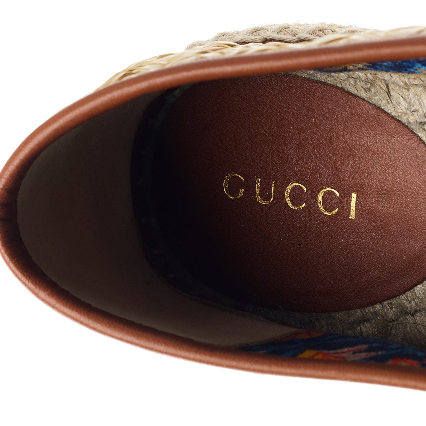 Raffia Harness Calfskin Interlocking G Adela Espadrilles 37.5 Palmi Naturale Harness Brown