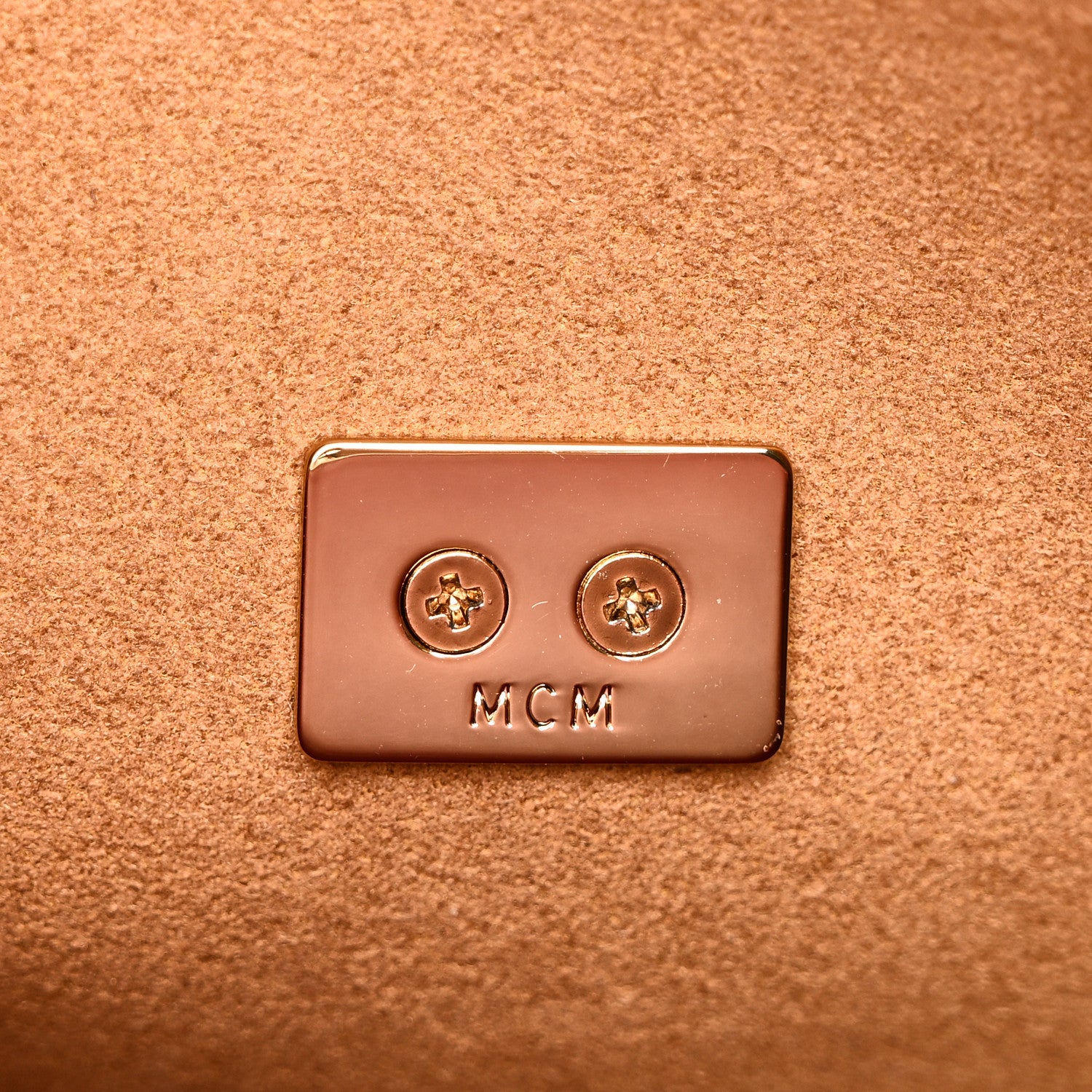 MCM Grained Calfskin Small Milla Clutch Pale Mauve 6 of 9