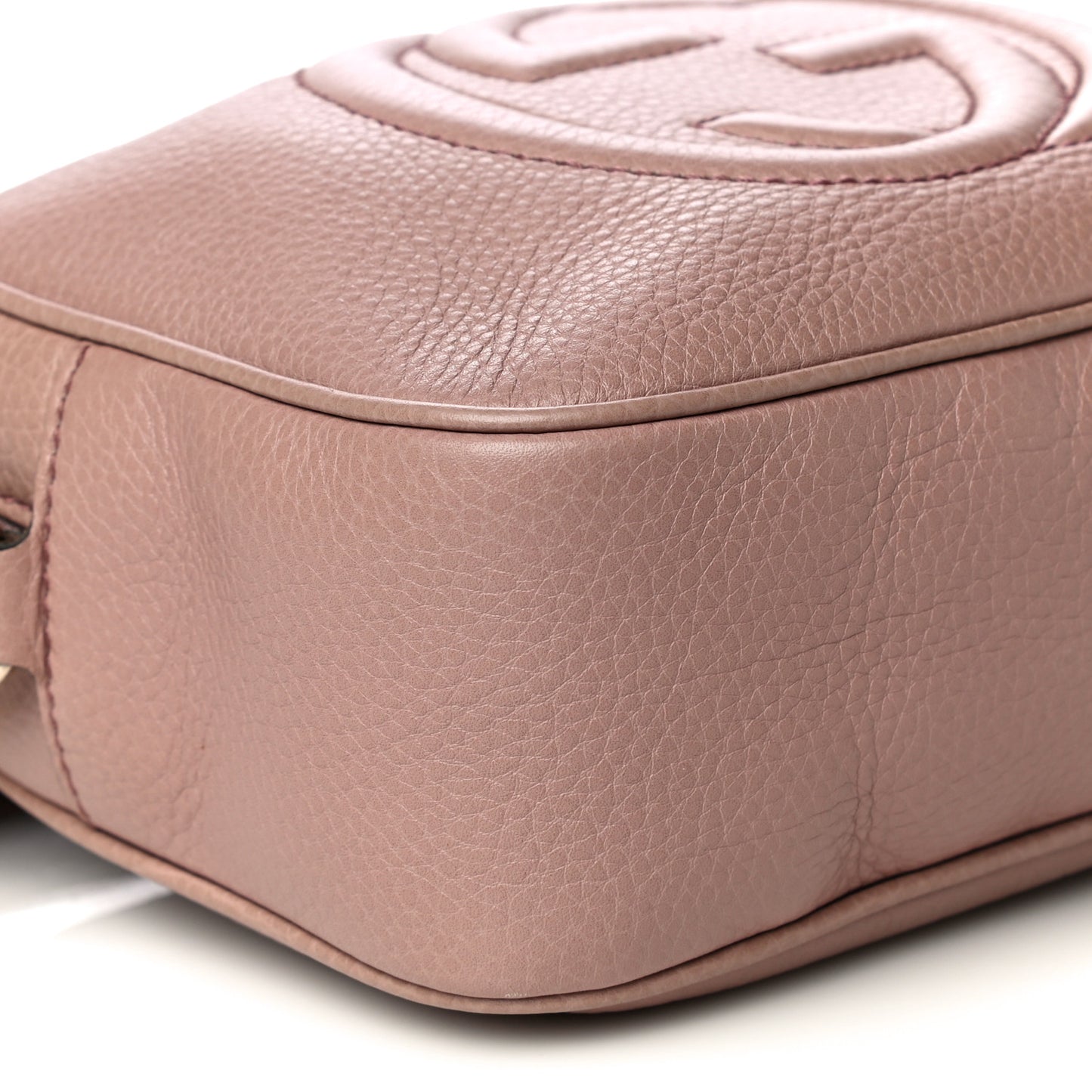 Cellarius Calfskin Small Soho Disco Bag Dark Cipria