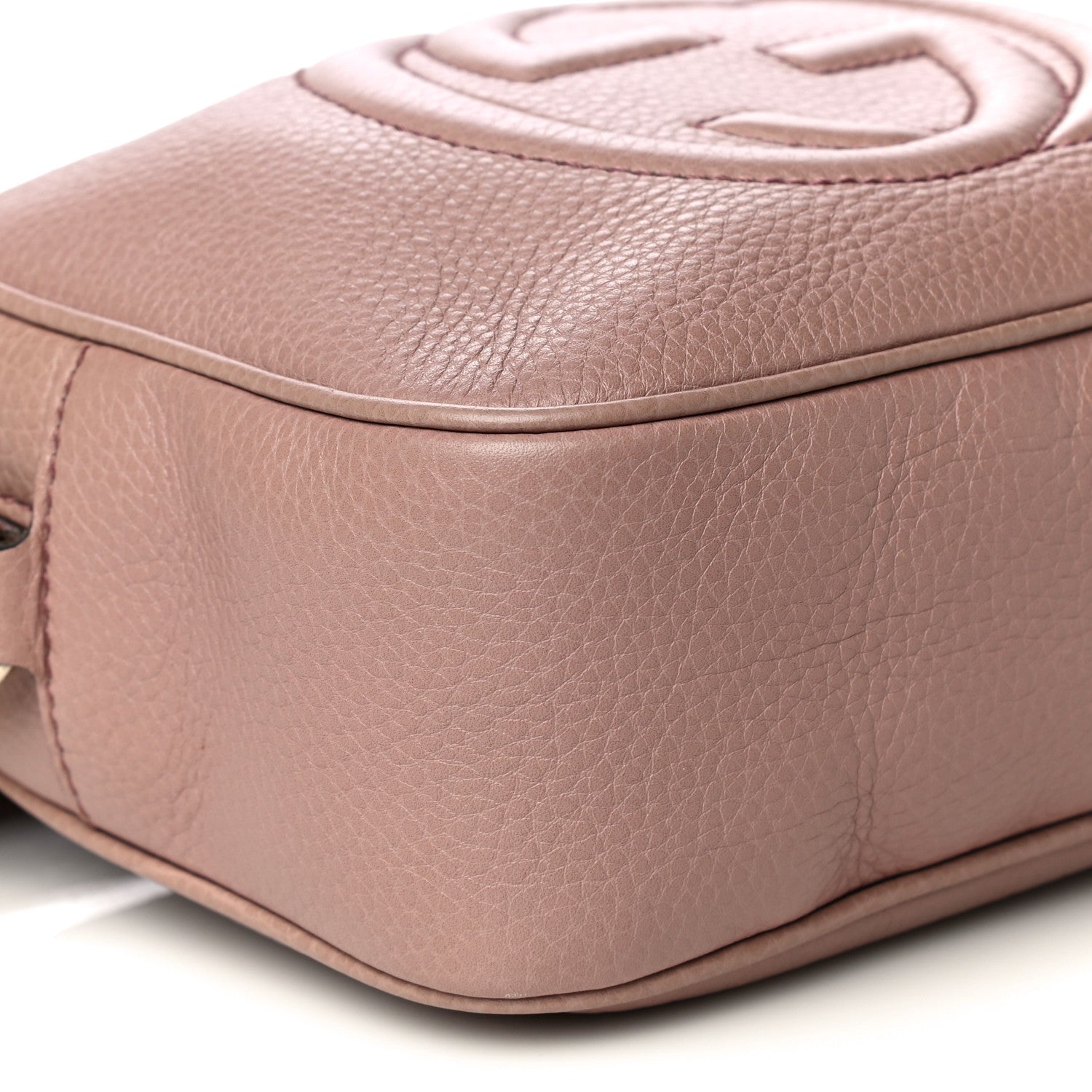 Gucci Cellarius Calfskin Small Soho Disco Bag Dark Cipria 8 of 9