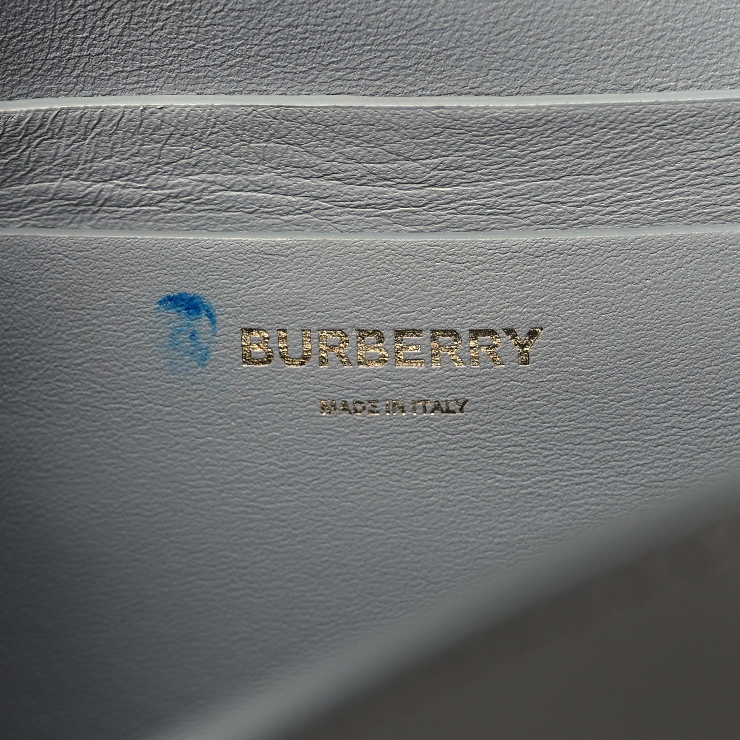 Burberry Smooth Calfskin Small Grace Bag Grey 6 of 10