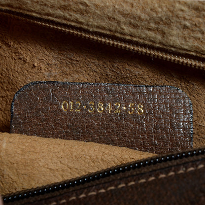 Gucci Coated Canvas Monogram Web Medium Boston 7 of 7
