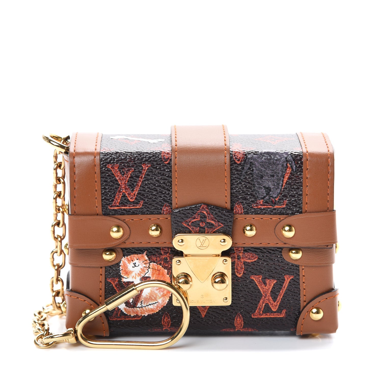Catogram Essential Trunk Orange Marron