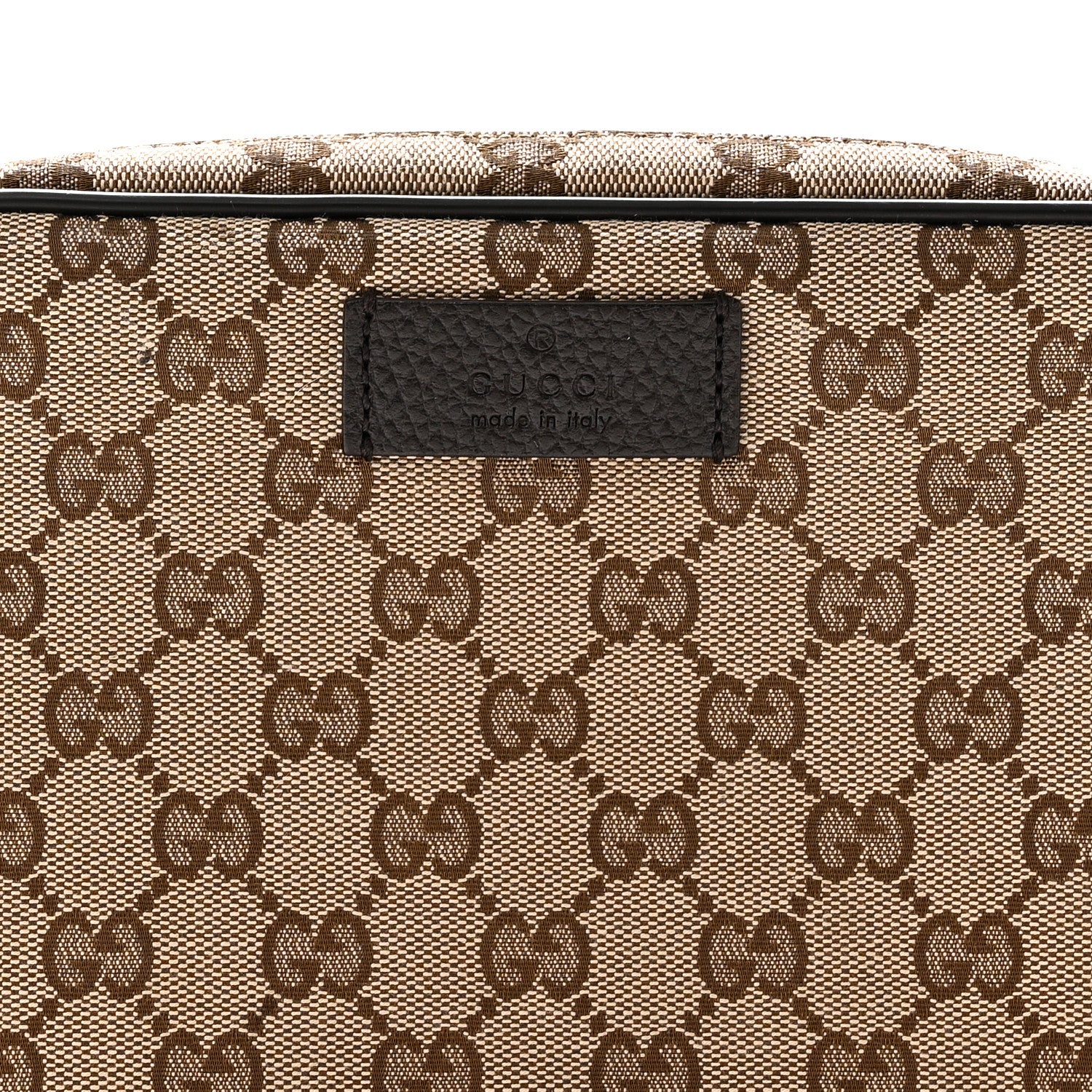 Gucci Monogram Belt Bag Dark Brown 8 of 10