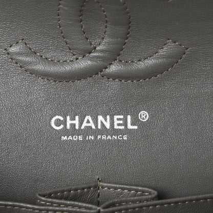 Chanel Caviar Quilted Medium Double Flap Grey 7 of 10