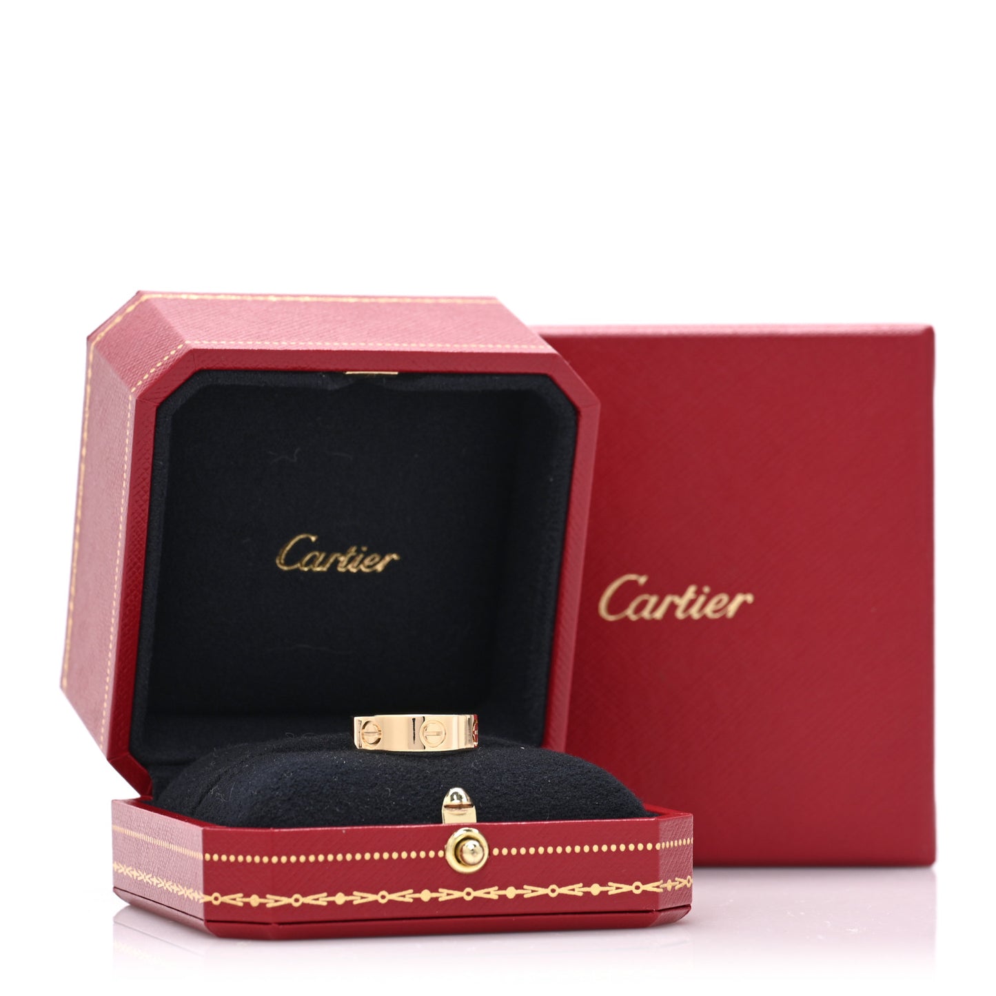 18K Yellow Gold 5.5mm LOVE Ring 52 6