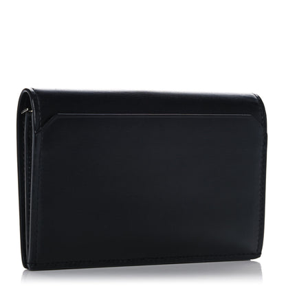 Saint Laurent Calfskin Fragments Flap Wallet Black 2 of 12