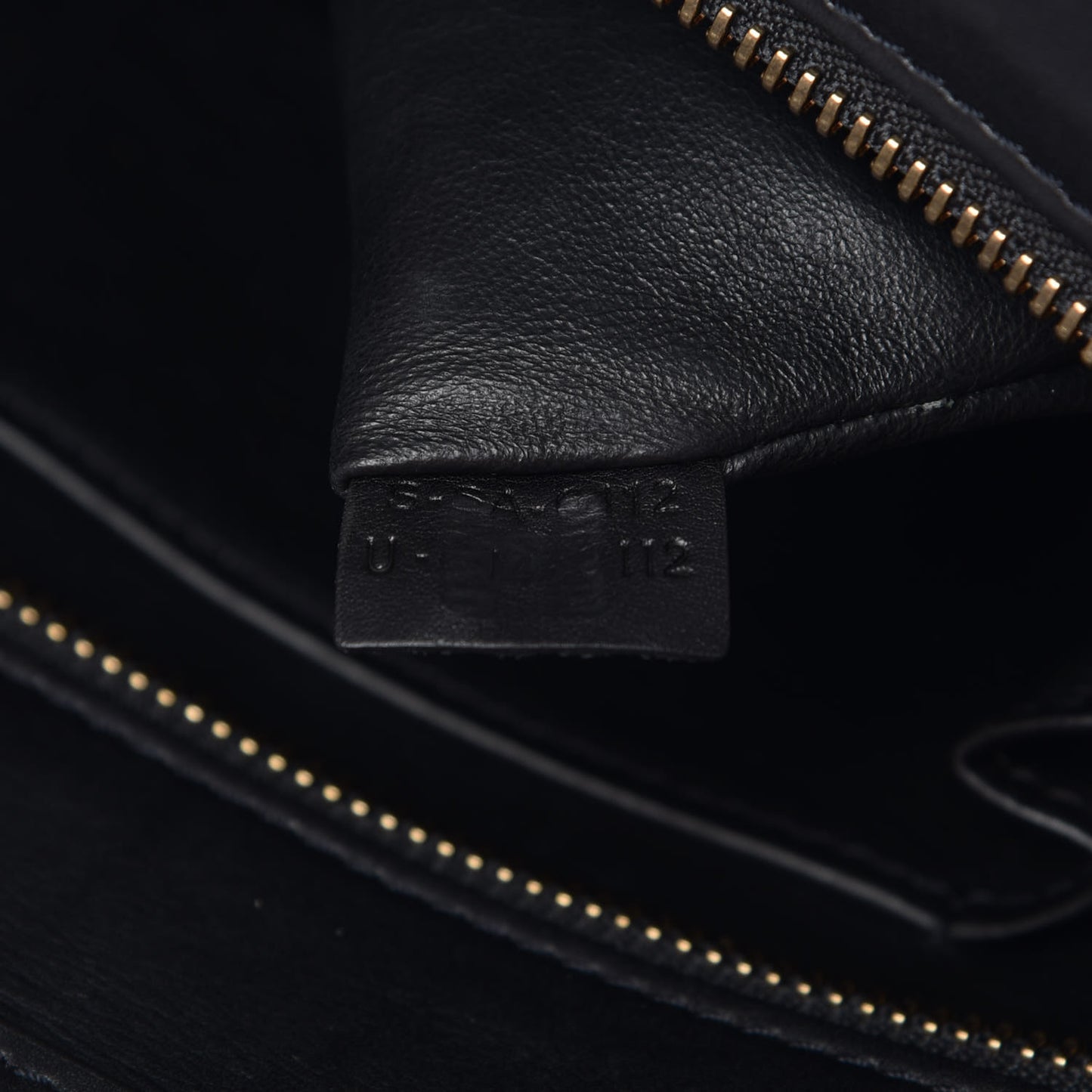 Satin Calfskin Suede Mini Tri-Color Luggage Seashell