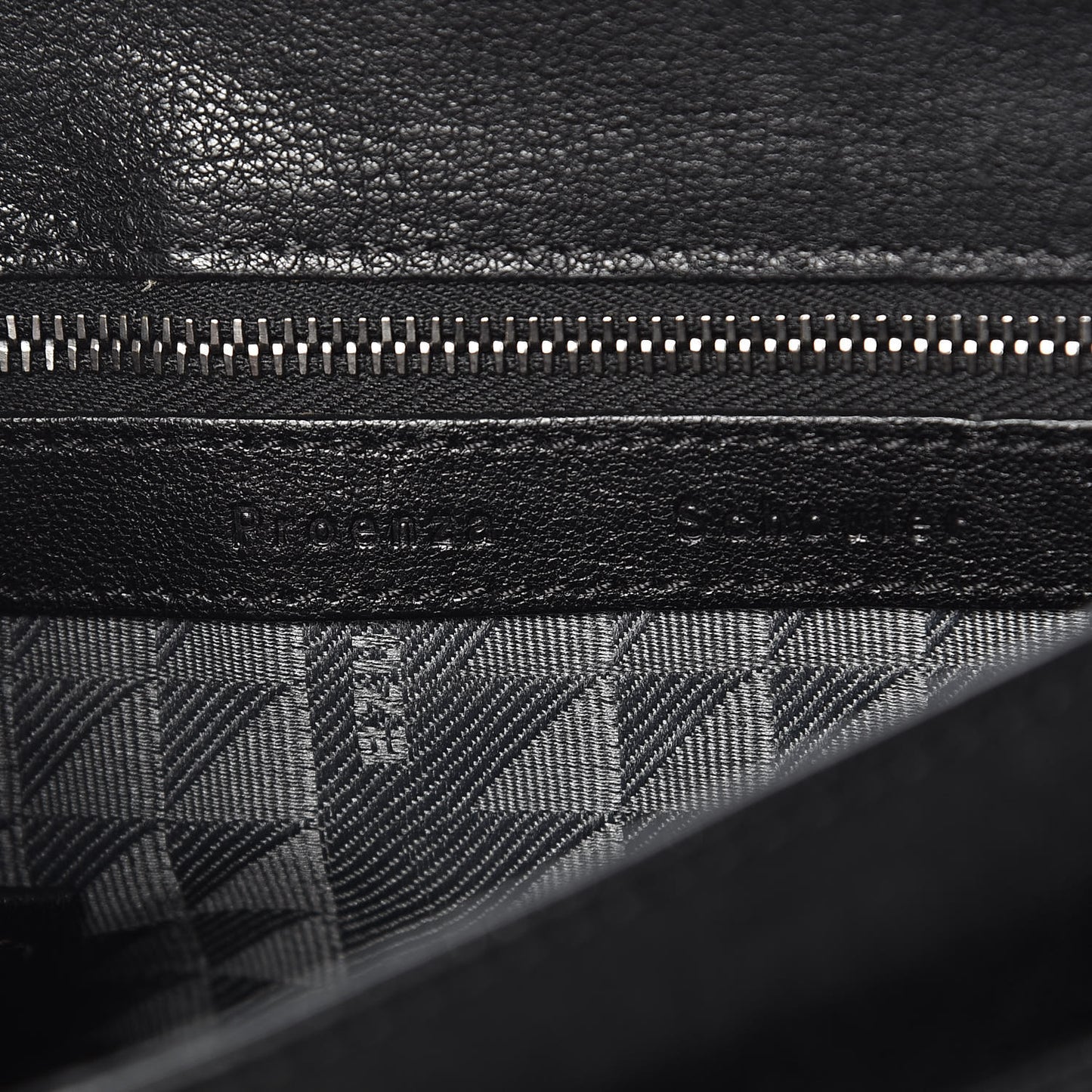 Lambskin Fringe PS1 Crossbody Pouch Black