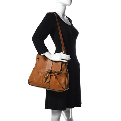 Chloe Grained Lambskin Medium Lexa Shoulder Bag Mustard Brown 3 of 16