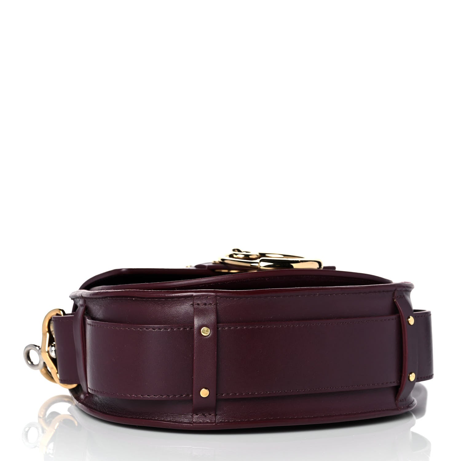 Chloe Calfskin Small Tess Bag Burnt Brown 4 of 8