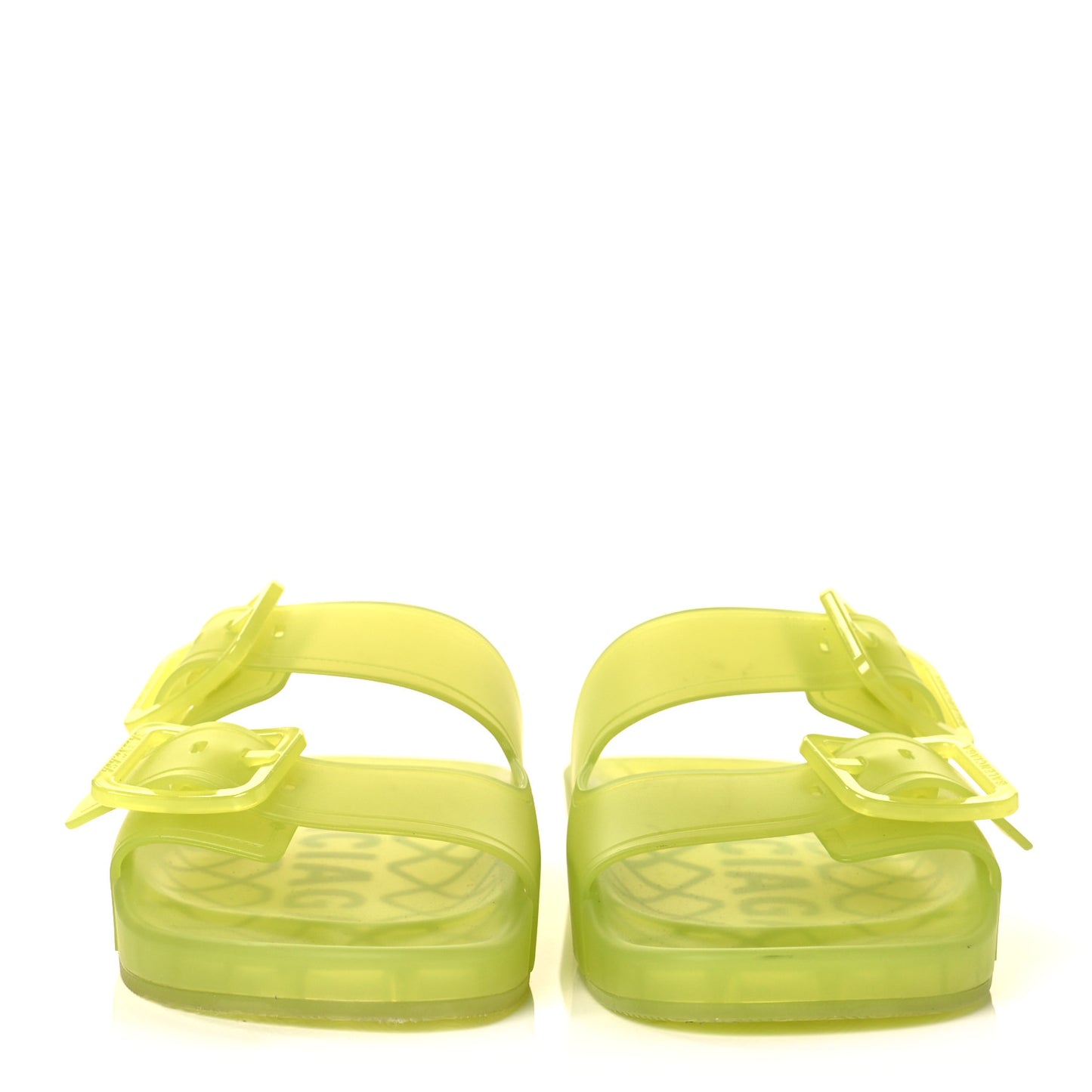 Technical Polyurethane Mallorca Slide Sandals 38 Fluo Yellow