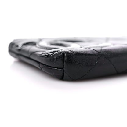 Chanel Calfskin Quilted Cambon Key Pouch Black 7 of 10