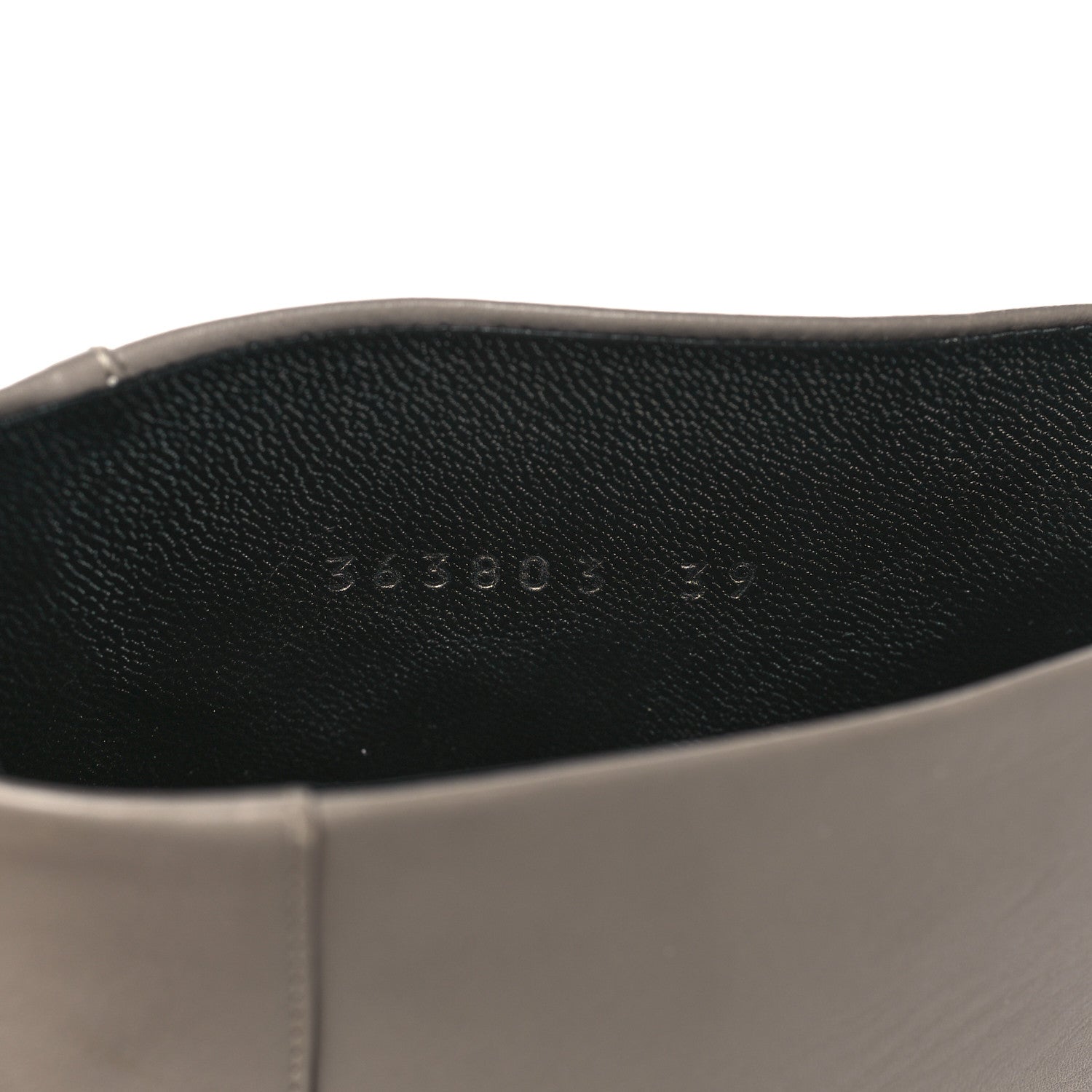 Gucci Calfskin Twiggy Horsebit Boot 39 Storm Grey 14 of 14