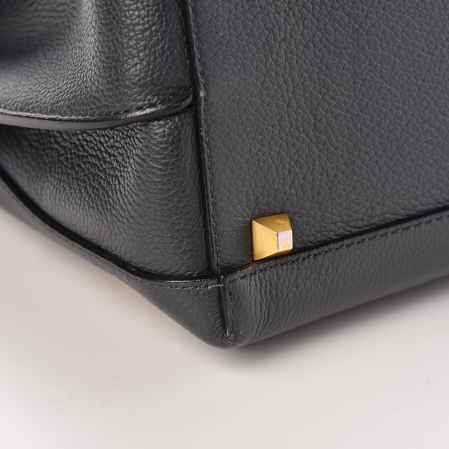 MCM Pebbled Calfskin Medium Milla Backpack Black 12 of 15