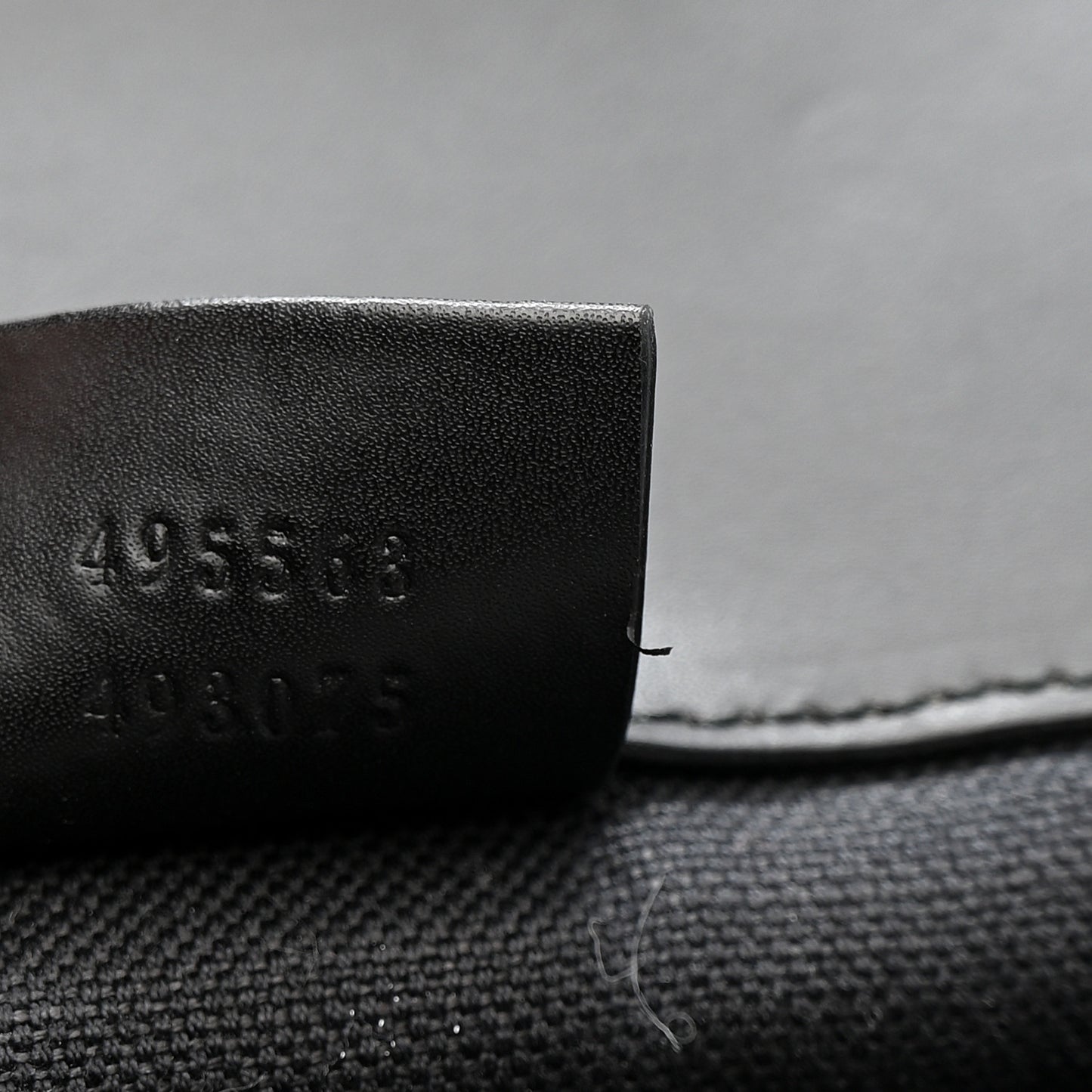 Soft GG Supreme Monogram Calfskin Web Double Buckle Backpack Black