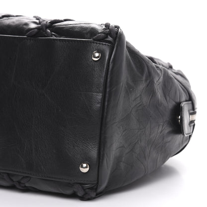 Chanel Calfskin Ultra Stitch Bowler Black 10 of 11