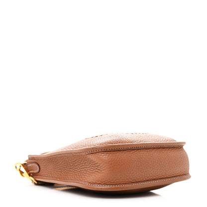 Hermes Taurillon Clemence Evelyne TPM Gold 4 of 14