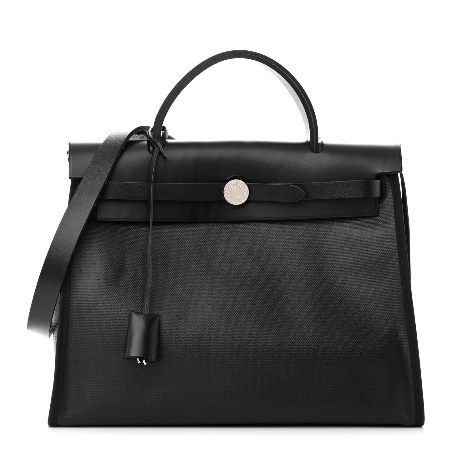 Toile H Berline Vache Hunter Herbag Zip PM 31 Black Ecru