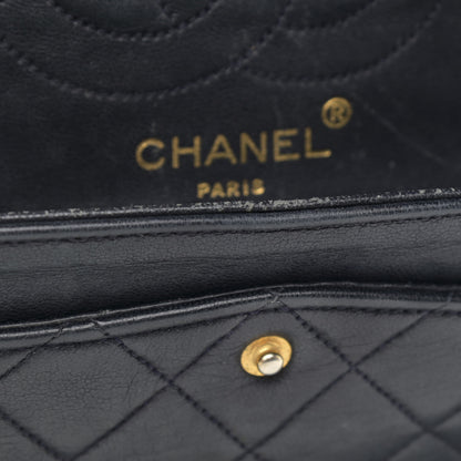 Chanel Lambskin Quilted Small Double Flap Navy 19 of 20