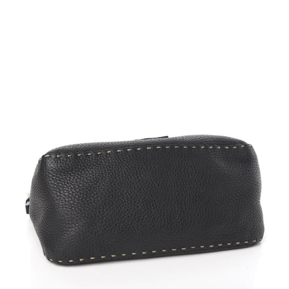 Fendi Calfskin Romano Selleria Baguette Black 5 of 10