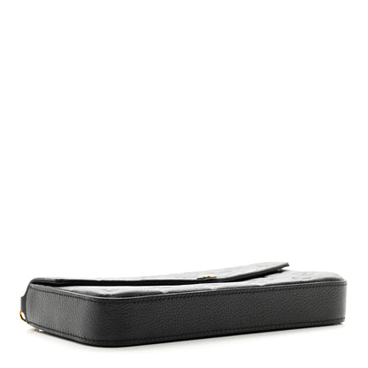 Louis Vuitton Empreinte Pochette Felicie Chain Wallet Black 5 of 11
