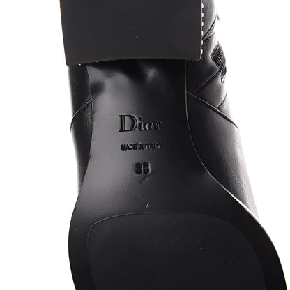 Christian Dior Nappa Studded Stellar Over The Knee Boots 36 Black 6 of 6
