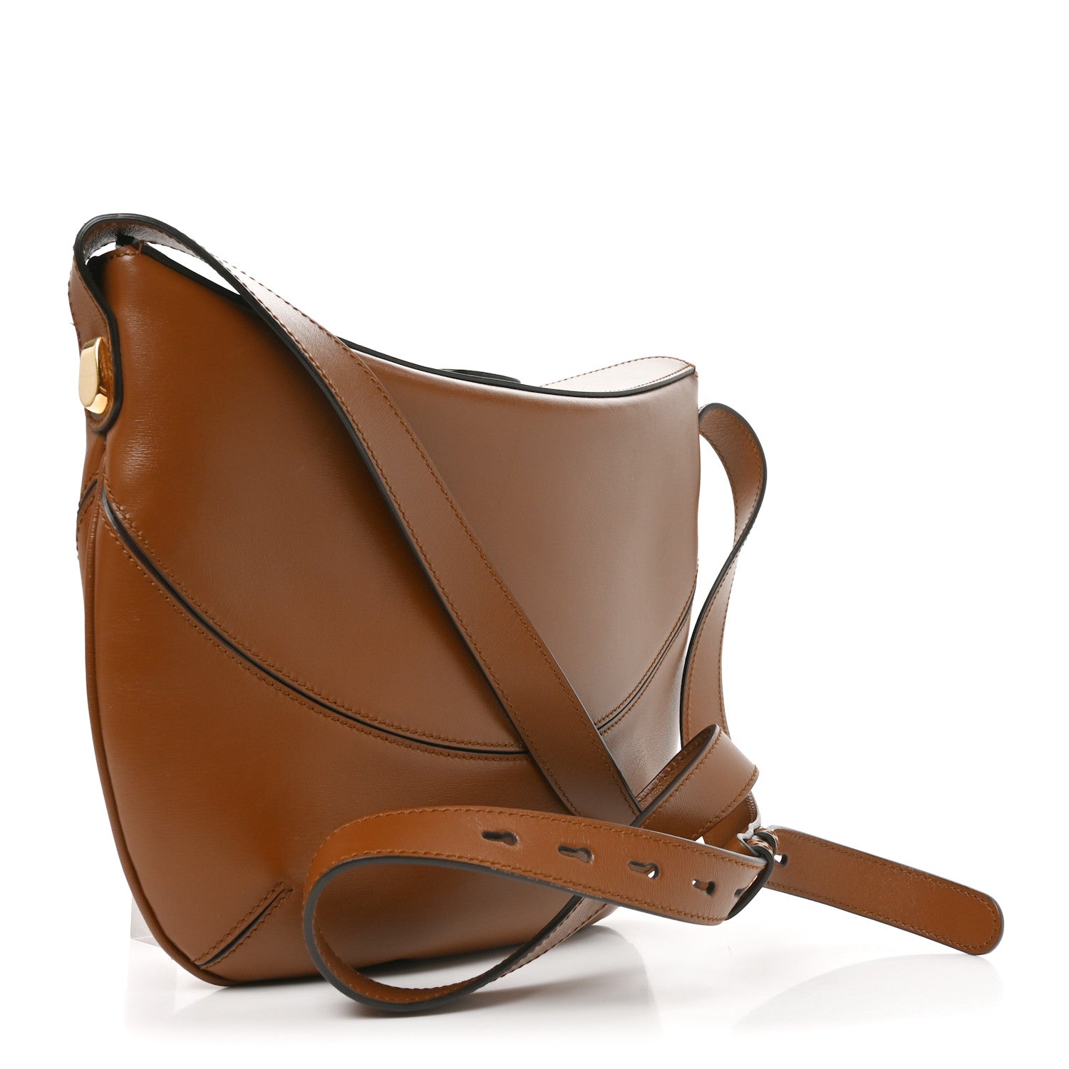 Gucci Boarded Plutone Calfskin Medium Arli Shoulder Bag Nocciola 3 of 10