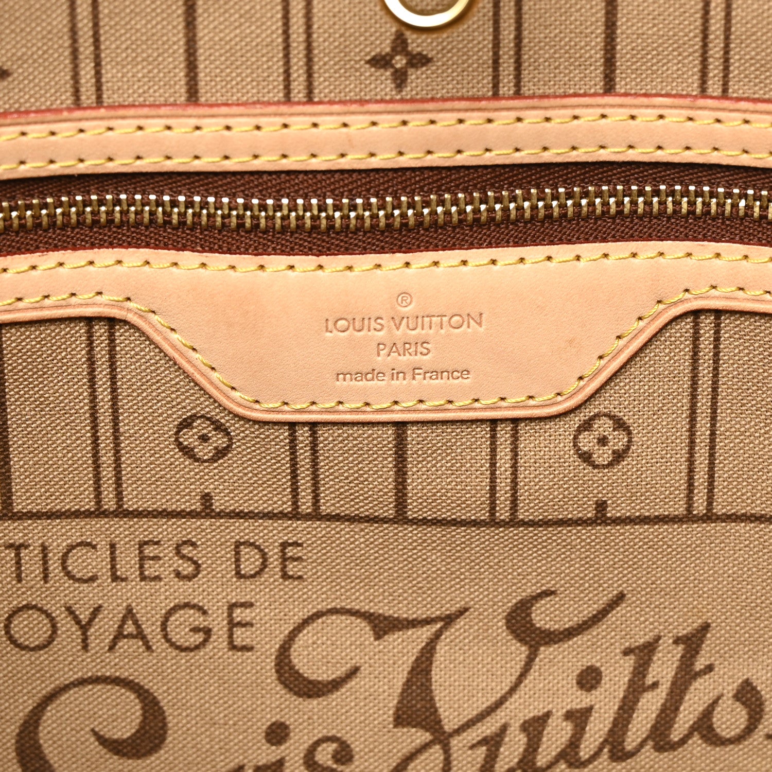 Louis Vuitton Monogram Neverfull MM 7 of 9