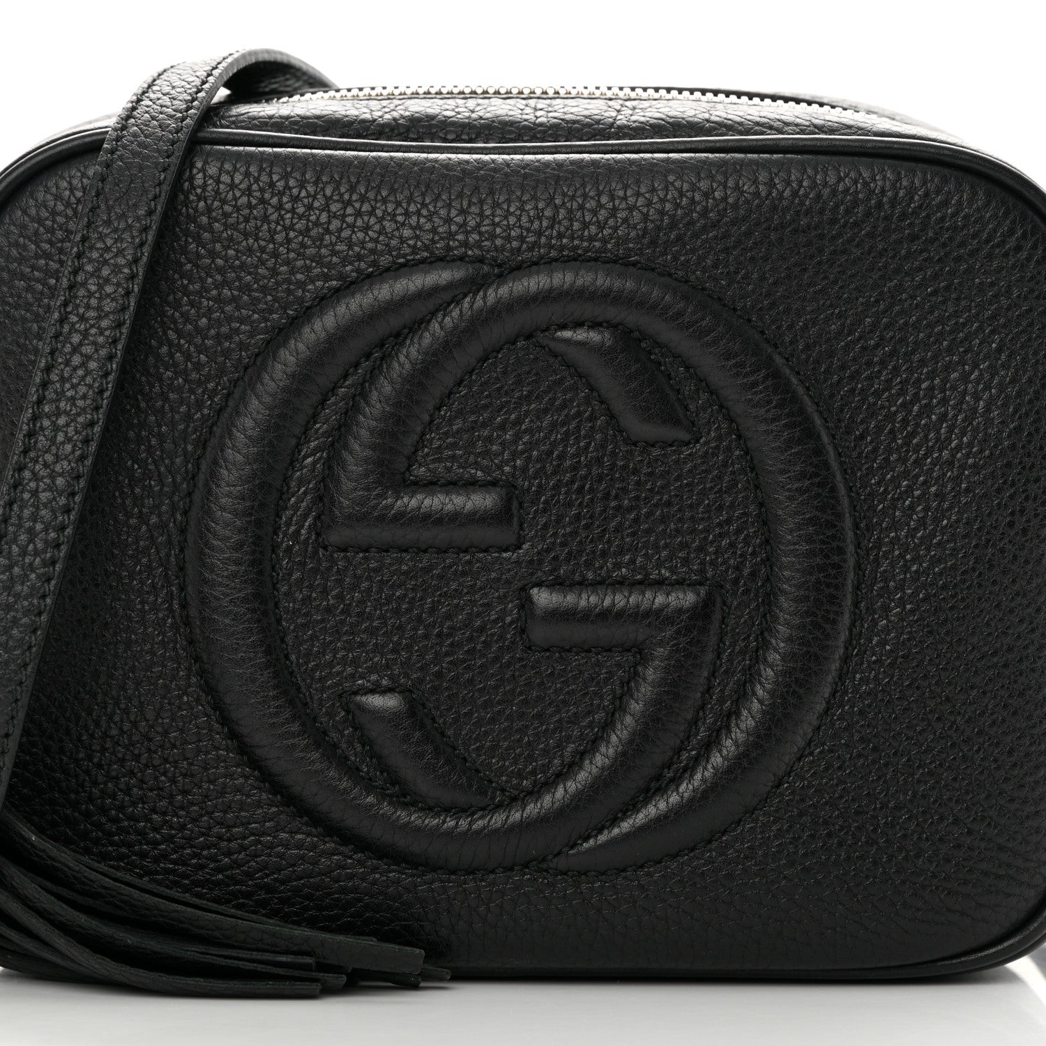 Gucci Pebbled Calfskin Small Soho Disco Bag Black 8 of 17