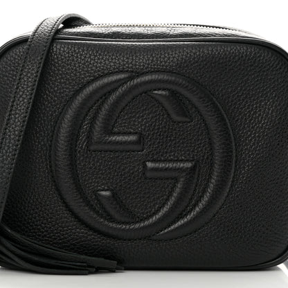 Gucci Pebbled Calfskin Small Soho Disco Bag Black 8 of 17