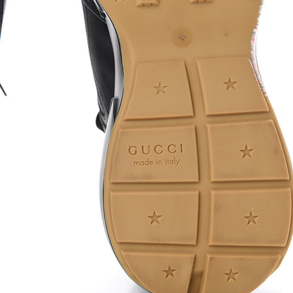 Gucci Calfskin Tiger Print Mens Rhyton Sneakers 11 Black 6 of 8